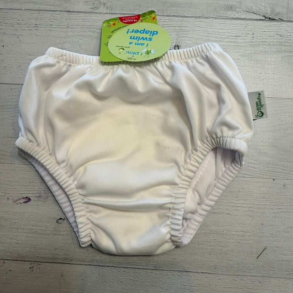 Iplay white swim diaper baby 18 months